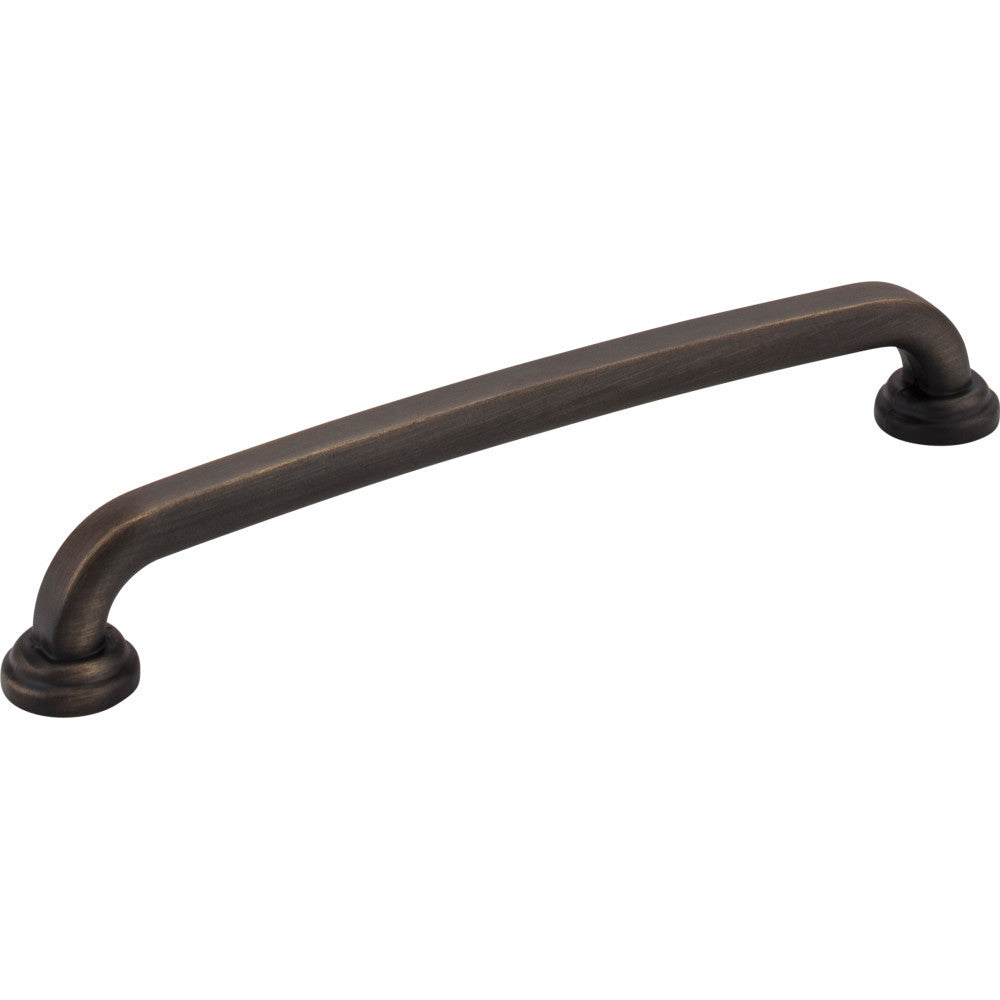 Jeffrey Alexander 527-160ABSB: 160mm cc Bremen 1 D-Handle Cabinet Pull - Antique Brushed Satin Brass