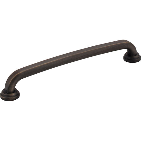 Jeffrey Alexander 527-160ABSB: 160mm cc Bremen 1 D-Handle Cabinet Pull - Antique Brushed Satin Brass