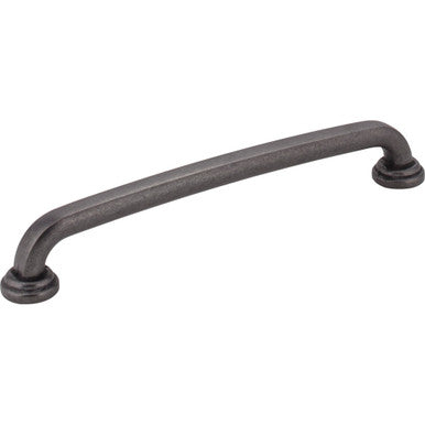 Jeffrey Alexander 527-160DACM: 160mm cc Bremen 1 D-Handle Cabinet Pull - Gun Metal