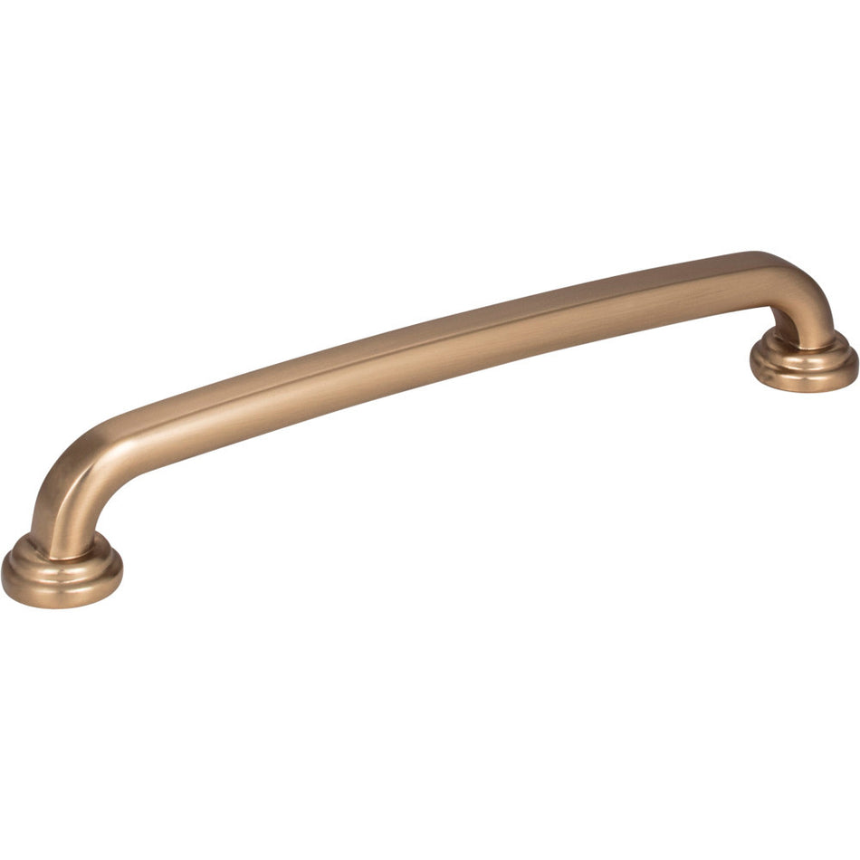 Jeffrey Alexander 527-160SBZ: 160mm cc Bremen 1 D-Handle Cabinet Pull - Satin Bronze