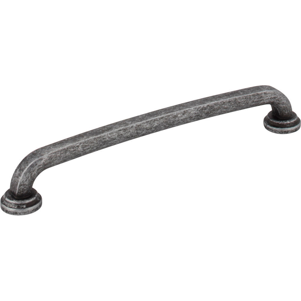 Jeffrey Alexander 527-160SIM: 160mm cc Bremen 1 D-Handle Cabinet Pull - Distressed Antique Silver