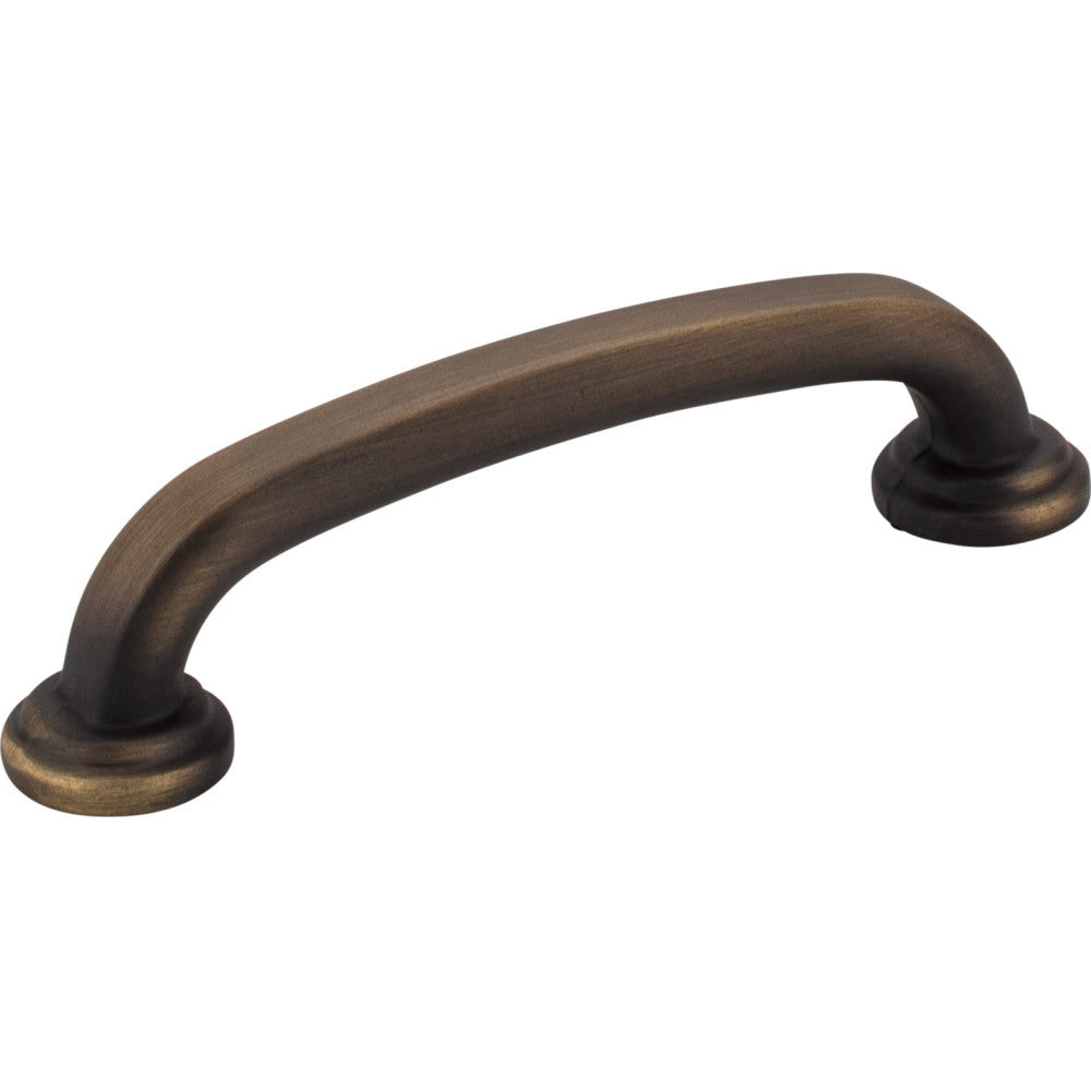 Jeffrey Alexander 527ABSB: 96mm cc Bremen 1 D-Handle Cabinet Pull - Antique Brushed Satin Brass