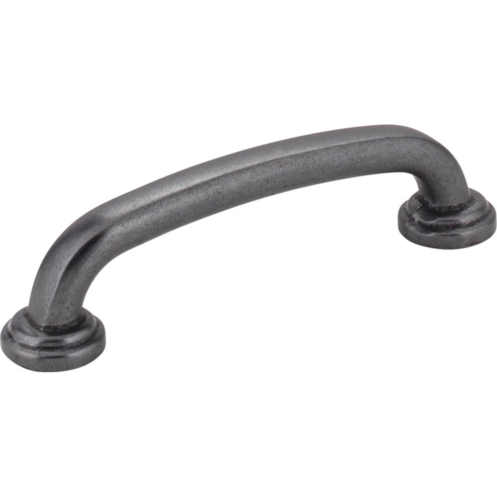 Jeffrey Alexander 527DACM: 96mm cc Bremen 1 D-Handle Cabinet Pull - Gun Metal