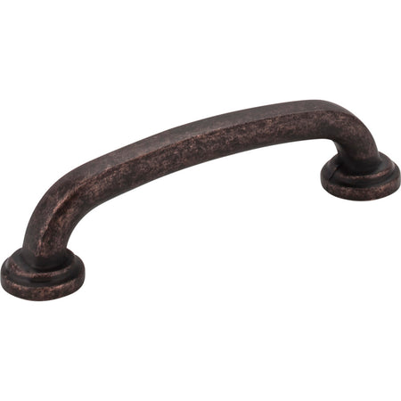Jeffrey Alexander 527DMAC: 96mm cc Bremen 1 D-Handle Cabinet Pull - Distressed Oil Rubbed Bronze