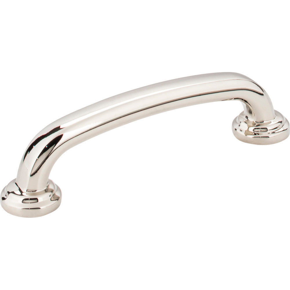 Jeffrey Alexander 527NI: 96mm cc Bremen 1 D-Handle Cabinet Pull - Polished Nickel
