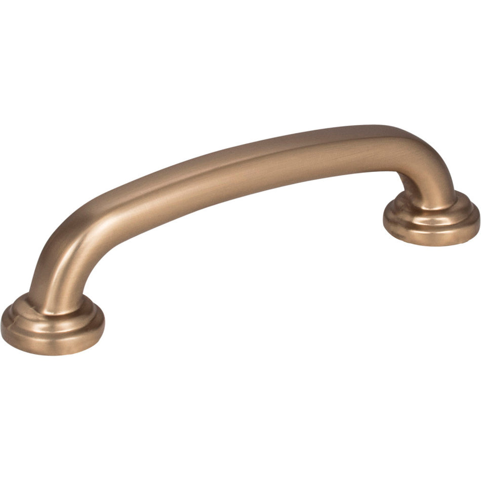 Jeffrey Alexander 527SBZ: 96mm cc Bremen 1 D-Handle Cabinet Pull - Satin Bronze