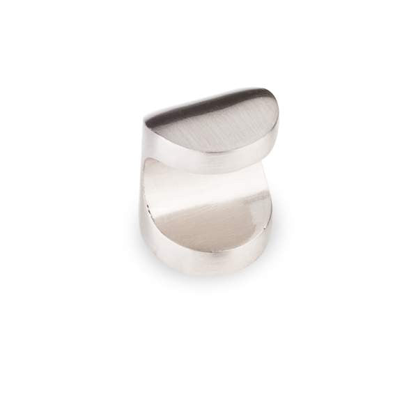 Elements 530142: 13/16" Capri Thumb Cabinet Knob - Satin Nickel