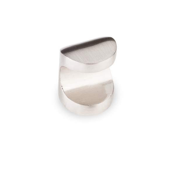 Elements 530142: 13/16" Capri Thumb Cabinet Knob - Satin Nickel