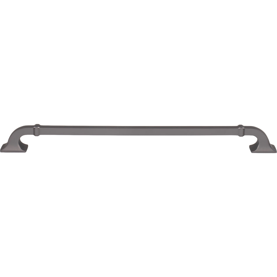Top Knobs TK3316AG: 12" cc Califon Cabinet Pull - Ash Gray