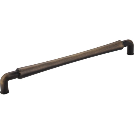 Jeffrey Alexander 537-12ABSB: 12" cc Bremen 2 D-Handle Appliance Pull - Antique Brushed Satin Brass