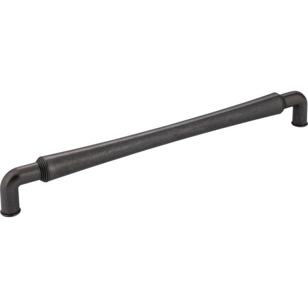 Jeffrey Alexander 537-12DACM: 12" cc Bremen 2 D-Handle Appliance Pull - Gun Metal