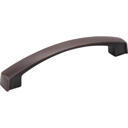 Jeffrey Alexander 549-128DBAC: 128mm cc Merrick Arch Bar Cabinet Pull - Brushed Oil Rubbed Bronze