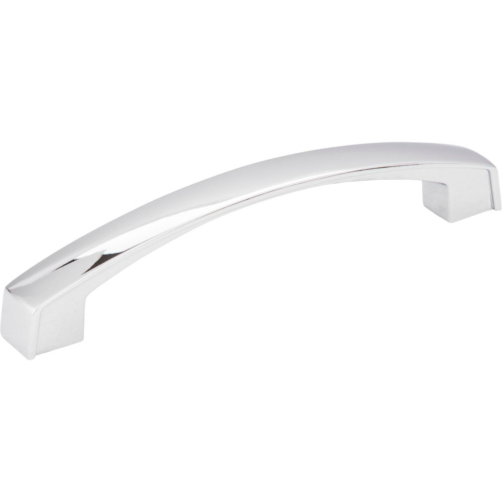Jeffrey Alexander 549-128PC: 128mm cc Merrick Arch Bar Cabinet Pull - Polished Chrome