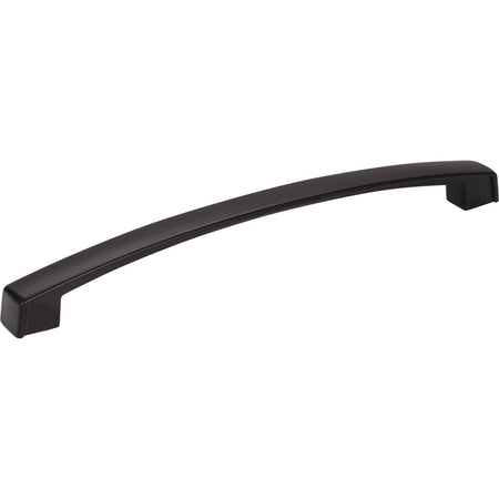 Jeffrey Alexander 549-192MB: 192mm cc Merrick Arch Bar Cabinet Pull - Matte Black