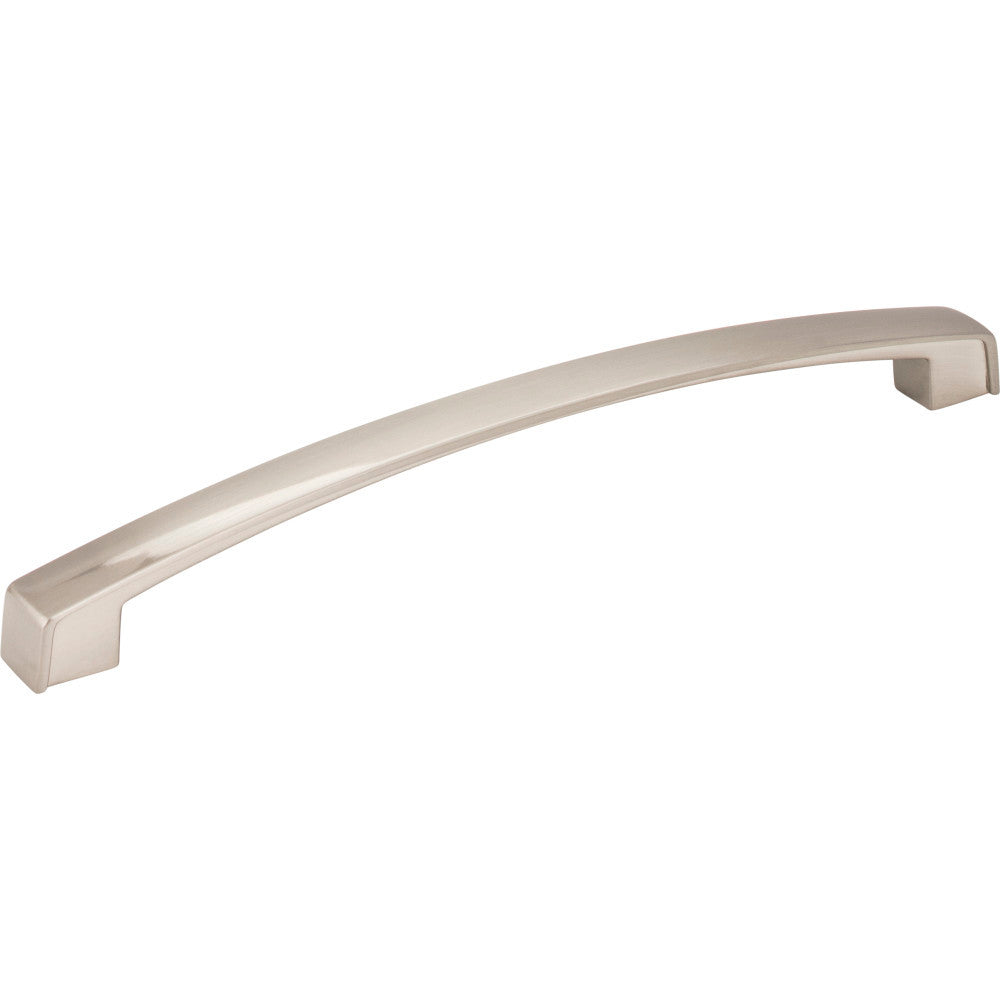 Jeffrey Alexander 549-192SN: 192mm cc Merrick Arch Bar Cabinet Pull - Satin Nickel
