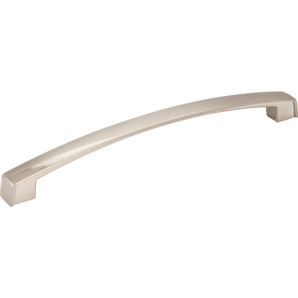 Jeffrey Alexander 549-192SN: 192mm cc Merrick Arch Bar Cabinet Pull - Satin Nickel