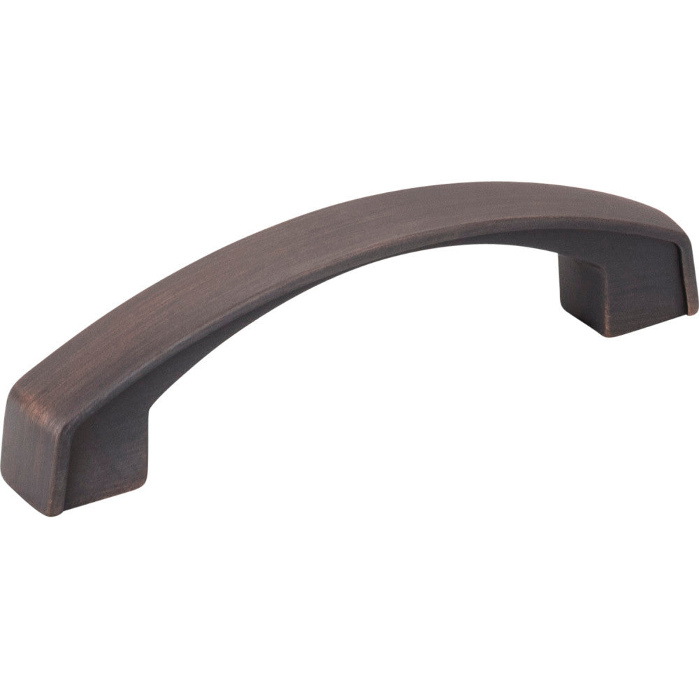 Jeffrey Alexander 549-96DBAC: 96mm cc Merrick Arch Bar Cabinet Pull - Brushed Oil Rubbed Bronze