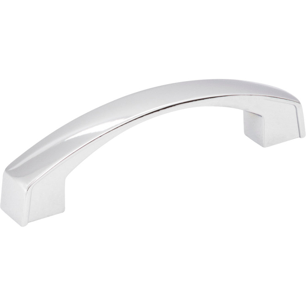 Jeffrey Alexander 549-96PC: 96mm cc Merrick Arch Bar Cabinet Pull - Polished Chrome