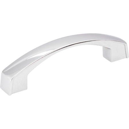 Jeffrey Alexander 549-96PC: 96mm cc Merrick Arch Bar Cabinet Pull - Polished Chrome