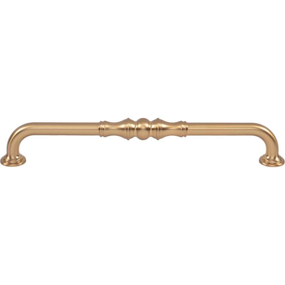 Top Knobs TK3435HB: 8-13/16" cc Bayridge Cabinet Pull - Honey Bronze