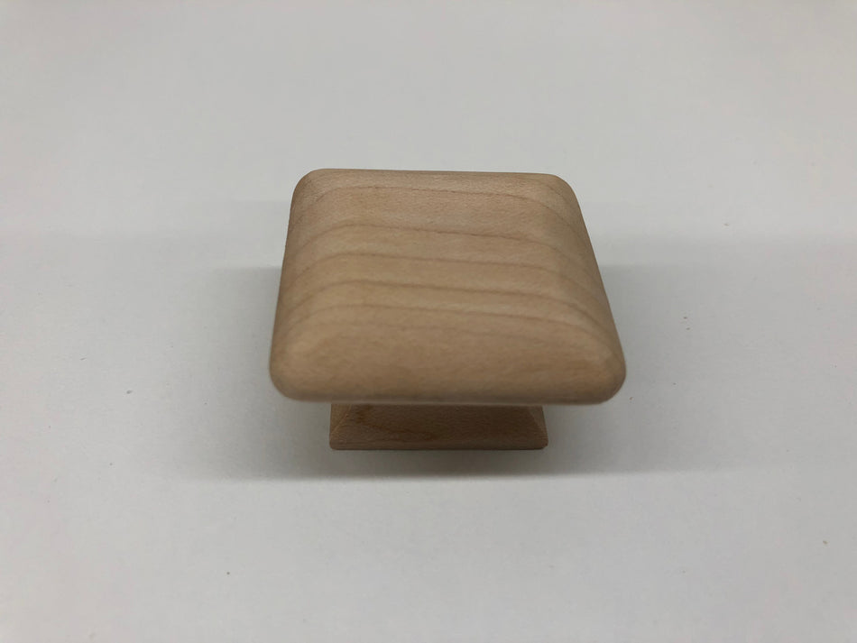 Cal Crystal 5725: 1-1/2" Square Cabinet Knob - Maple