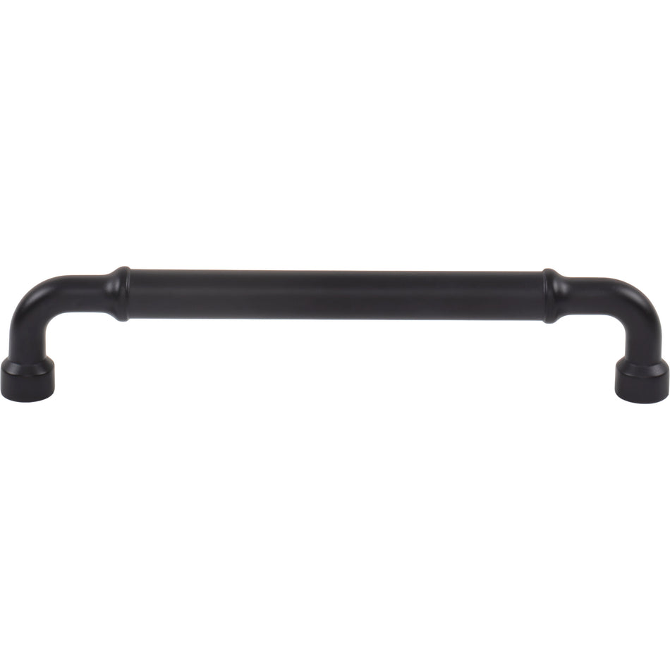 Top Knobs TK3415BLK: 6-5/16" cc Lavington Cabinet Pull - Flat Black