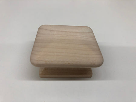 Cal Crystal 5730: 1-3/4" Square Cabinet Knob - Maple