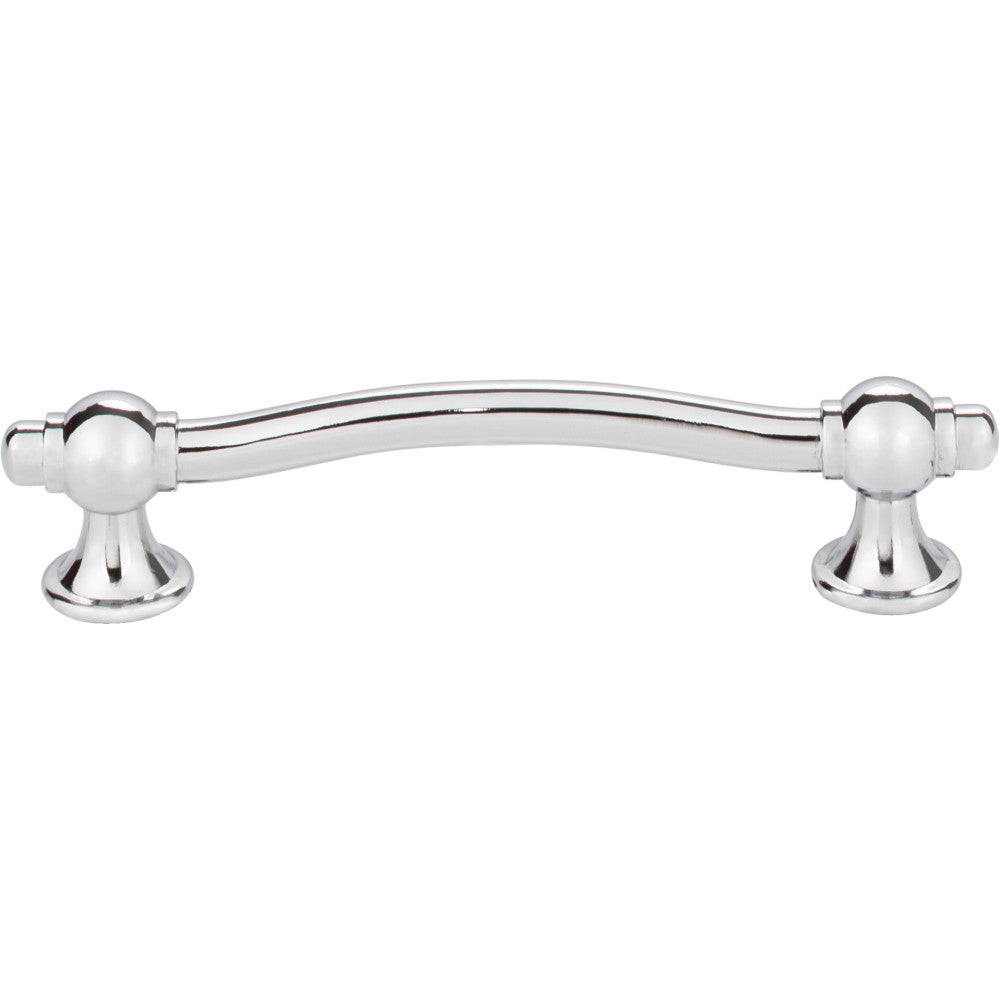 Elements 575-96PC: 96 mm cc Syracuse Bit Cabinet Pull - Polished Chrome