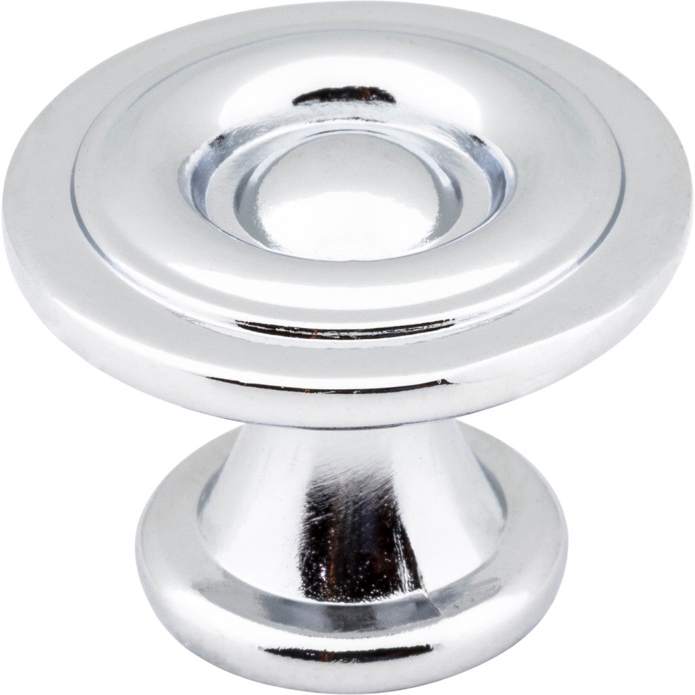 Elements 575PC: 1-3/16" Syracuse Round Cabinet Knob - Polished Chrome