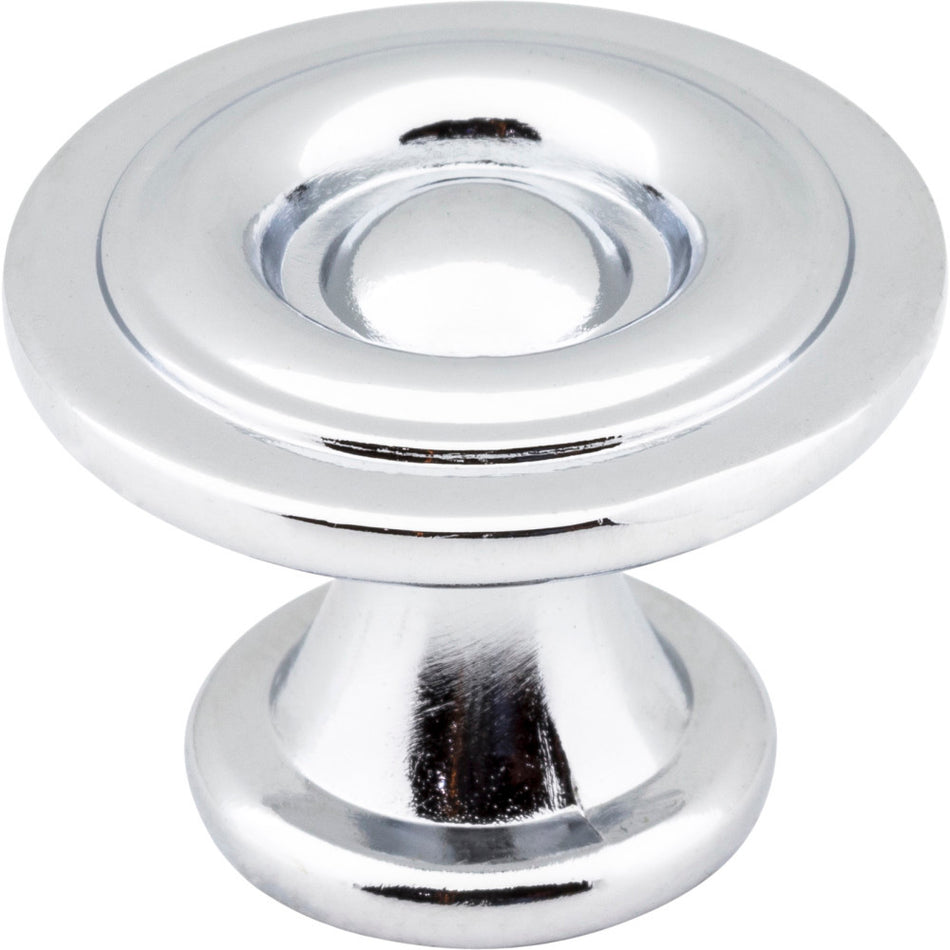 Elements 575PC: 1-3/16" Syracuse Round Cabinet Knob - Polished Chrome