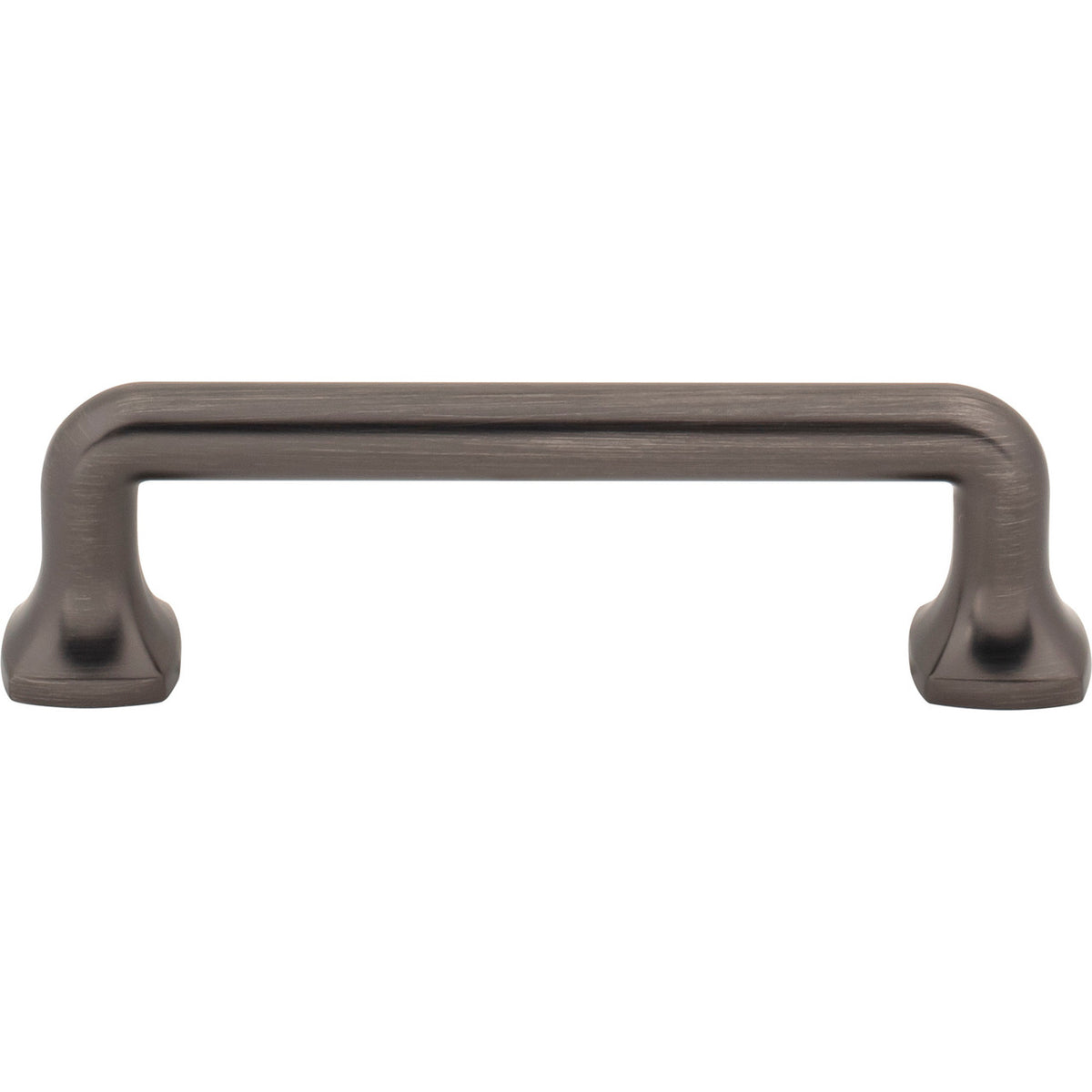 Jeffrey Alexander 663-96BNBDL: 96mm cc Griffin Bar Cabinet Pull - Brushed Pewter