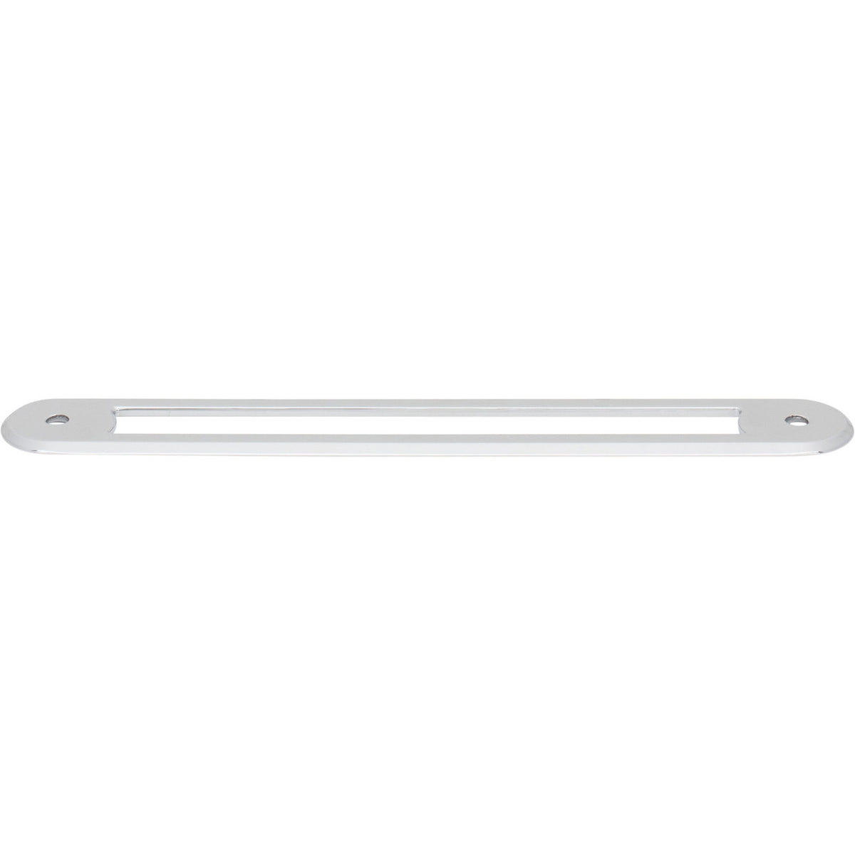 Top Knobs TK3354PC: 6-5/16" Brockwell Oval Backplate - Polished Chrome