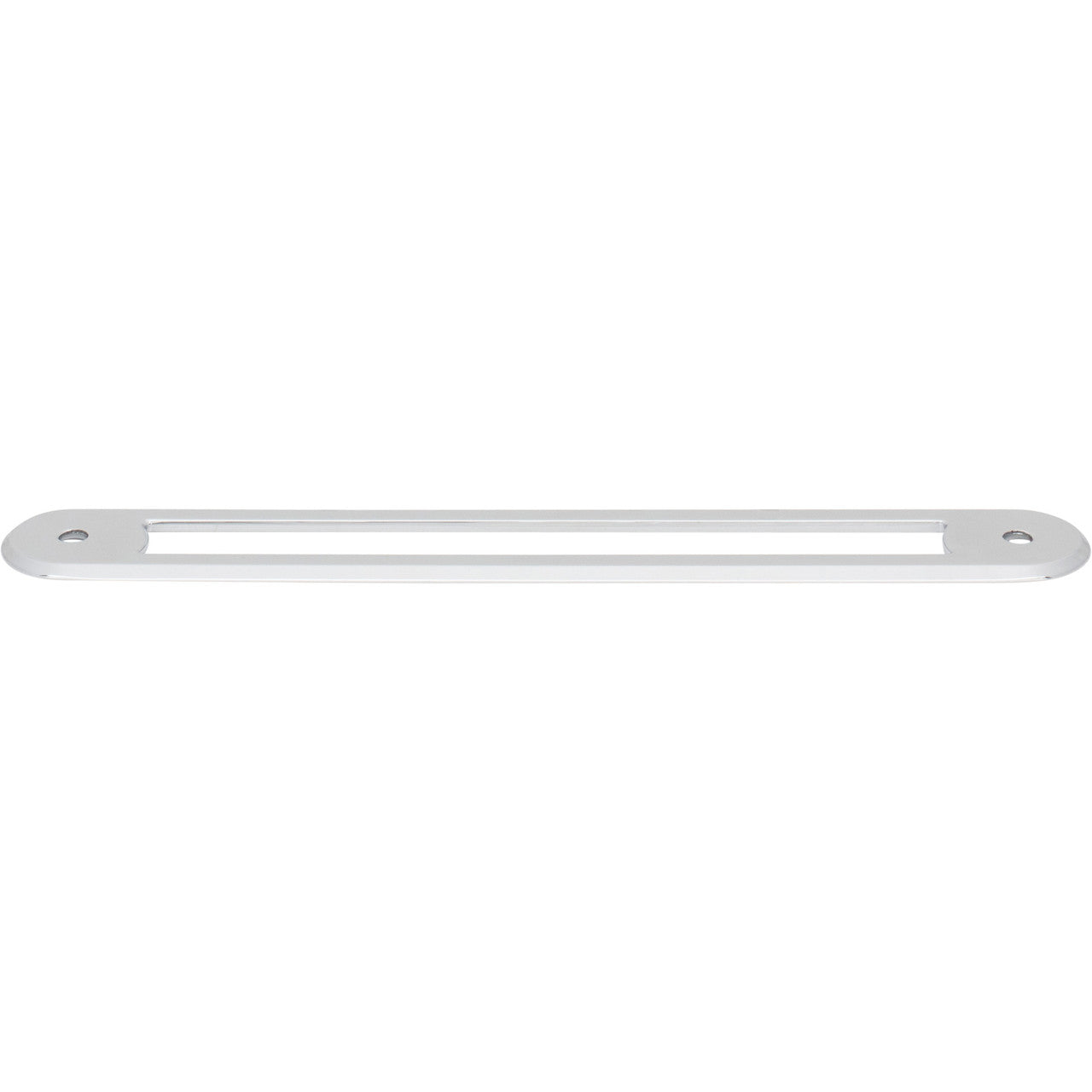 Top Knobs TK3354PC: 6-5/16" Brockwell Oval Backplate - Polished Chrome