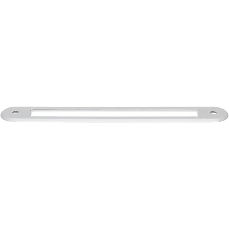 Top Knobs TK3354PC: 6-5/16" Brockwell Oval Backplate - Polished Chrome