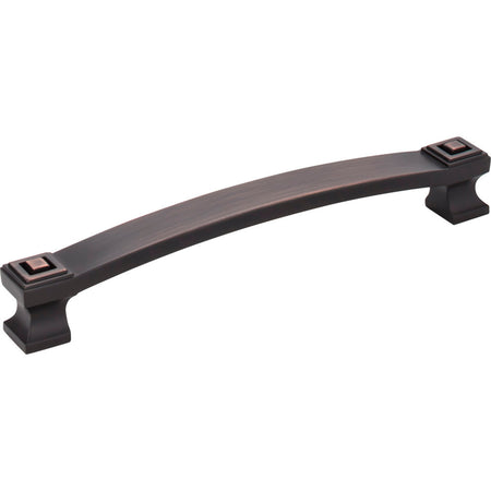 Jeffrey Alexander 585-160DBAC: 160mm cc Delmar Curved Bar Cabinet Pull - Brushed Oil Rubbed Bronze