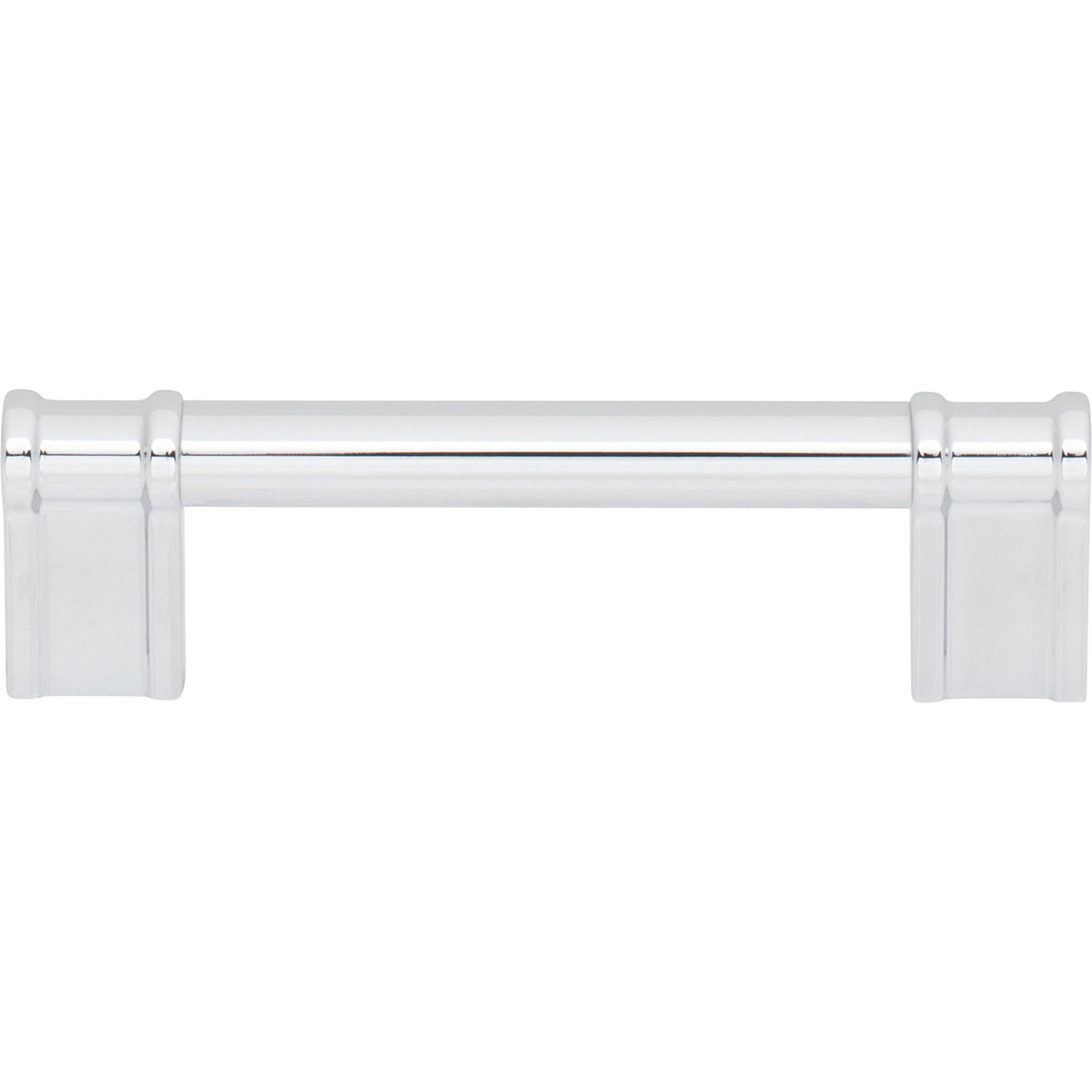 Top Knobs TK3382PC: 3-3/4" Newburn D-Handle Cabinet Pull - Polished Chrome
