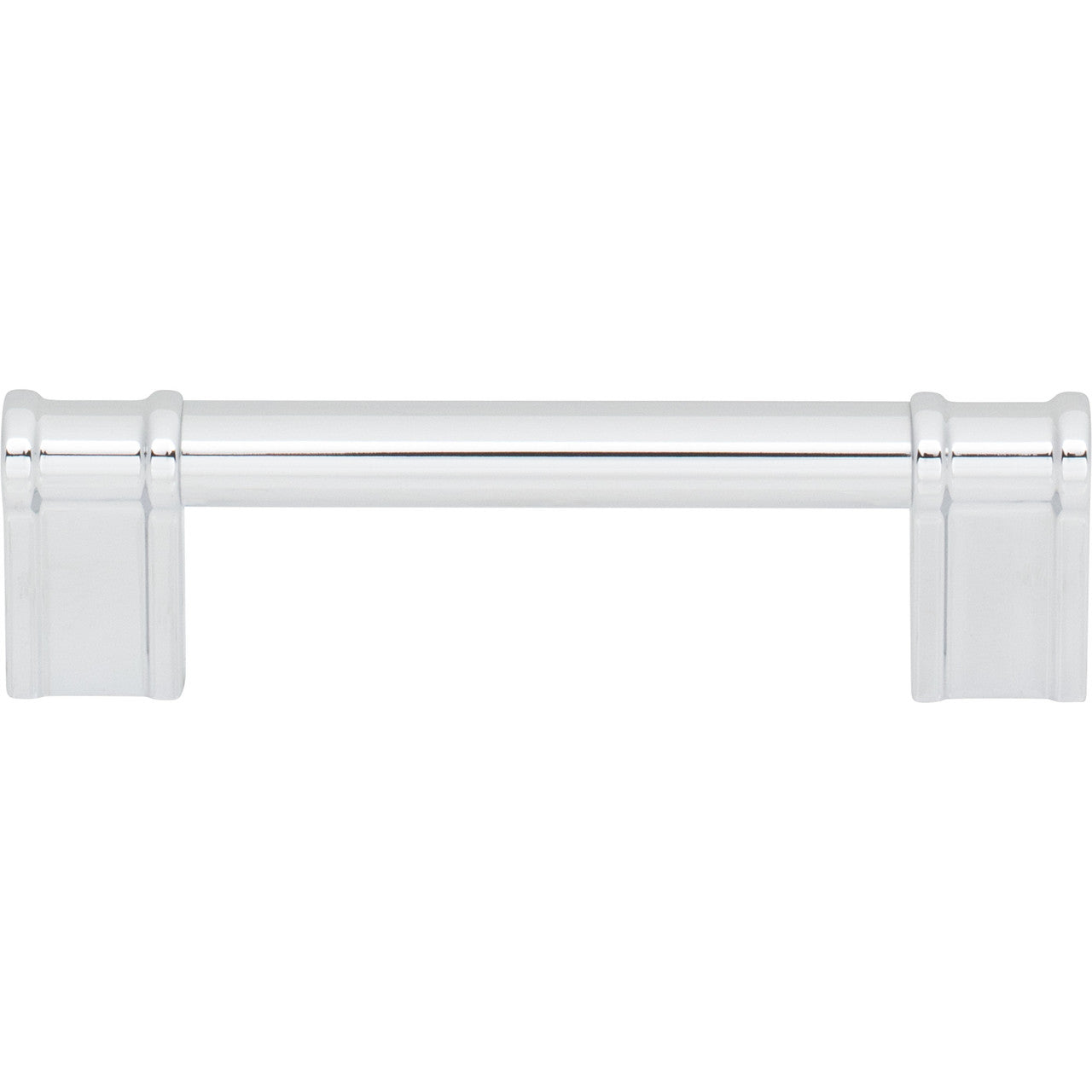Top Knobs TK3382PC: 3-3/4" Newburn D-Handle Cabinet Pull - Polished Chrome