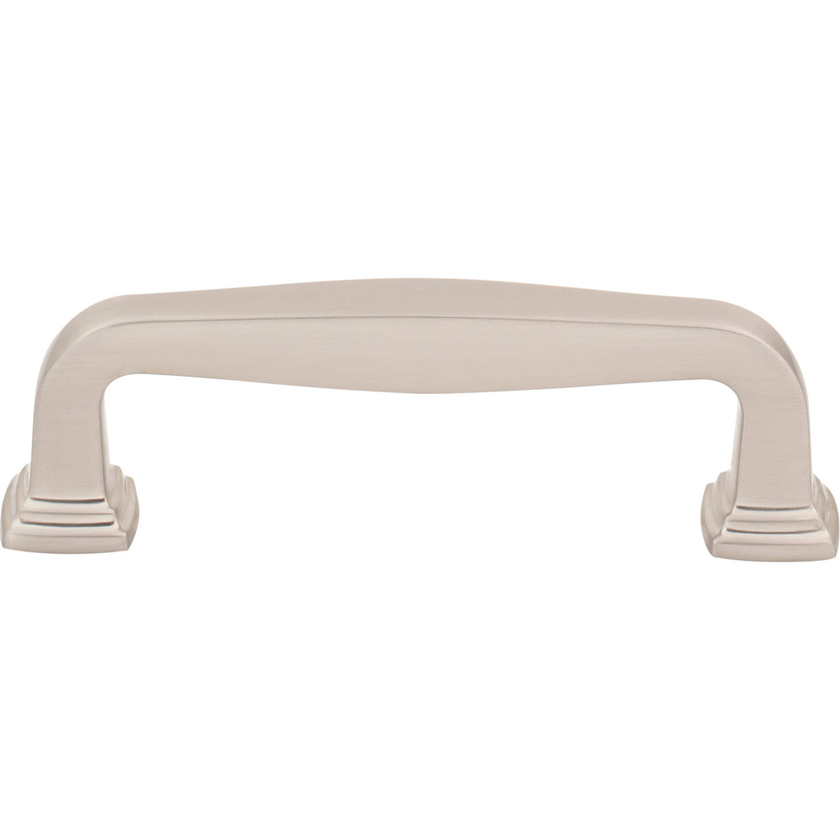 Jeffrey Alexander 782-96SN: 96mm cc Fontana Bar Cabinet Pull - Satin Nickel