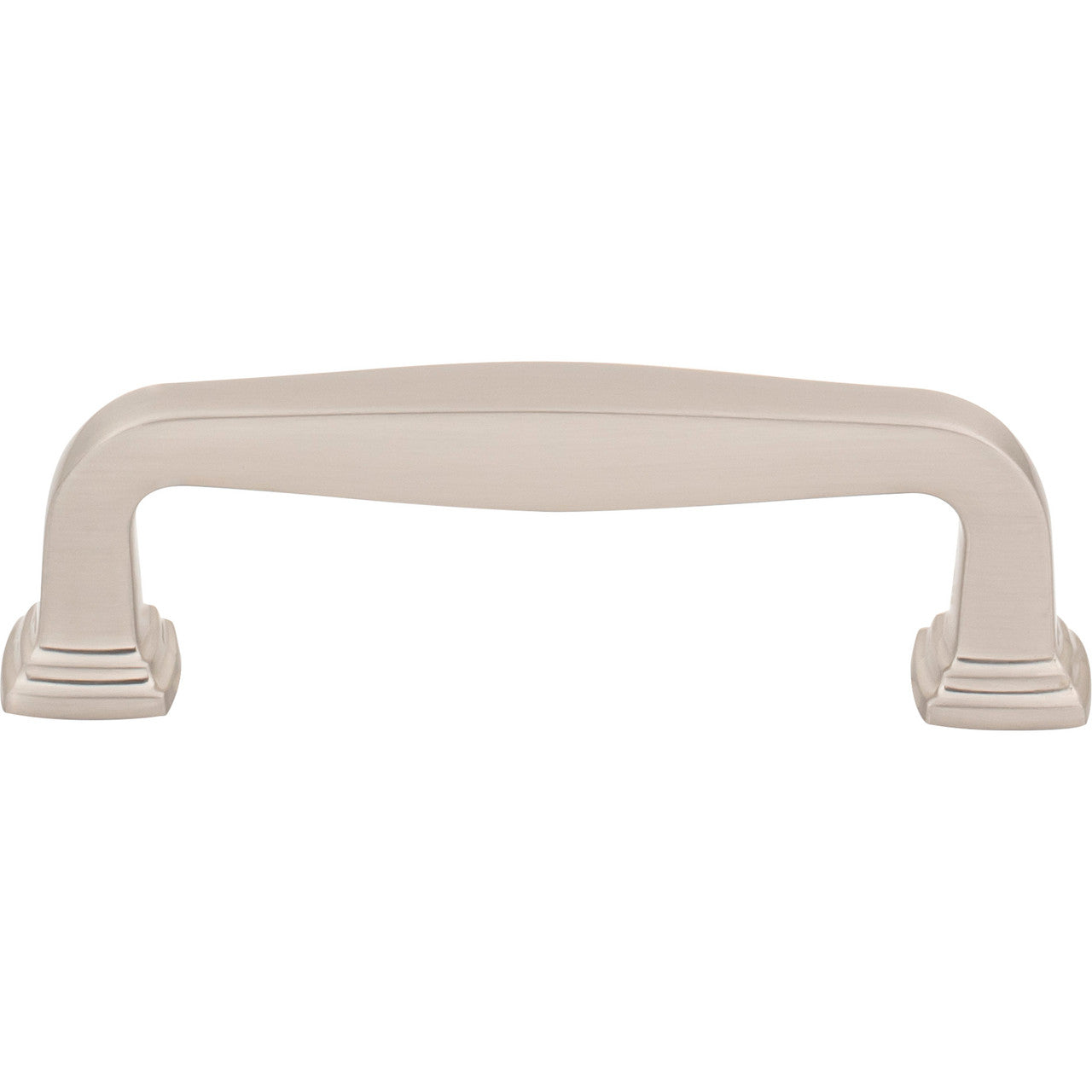 Jeffrey Alexander 782-96SN: 96mm cc Fontana Bar Cabinet Pull - Satin Nickel