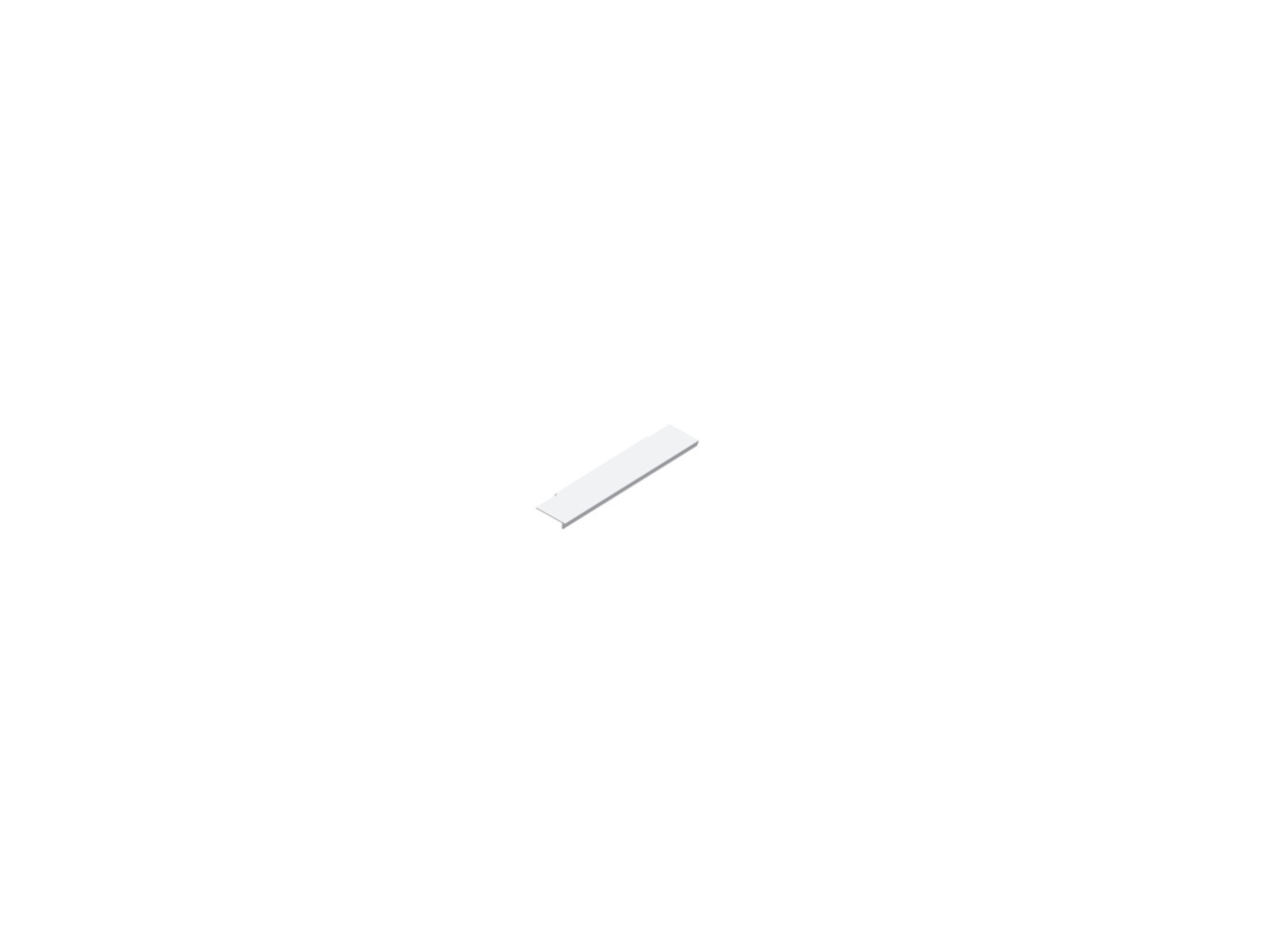Schwinn 59004: 160mm cc Full Length Tab Pull - Polished Chrome