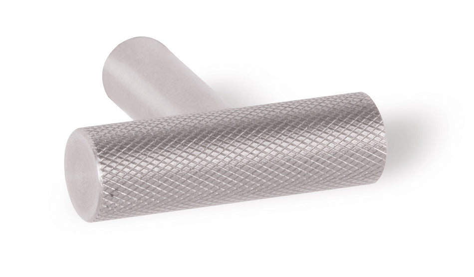 Schwinn 59405: 40mm T-Cabinet Knob - Knurled Stainless Steel