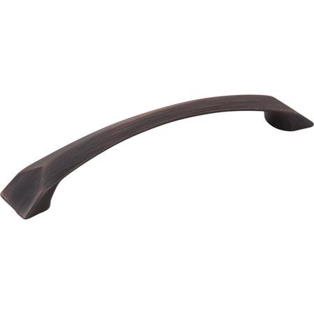 Jeffrey Alexander 595-128DBAC: 128mm cc Cairo Arch Cabinet Pull - Brushed Oil Rubbed Bronze