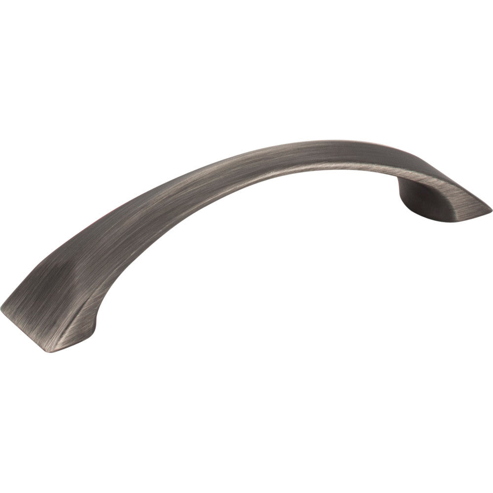 Jeffrey Alexander 595-96BNBDL: 96mm cc Cairo Arch Cabinet Pull - Brushed Pewter