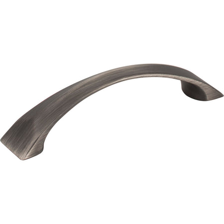 Jeffrey Alexander 595-96BNBDL: 96mm cc Cairo Arch Cabinet Pull - Brushed Pewter