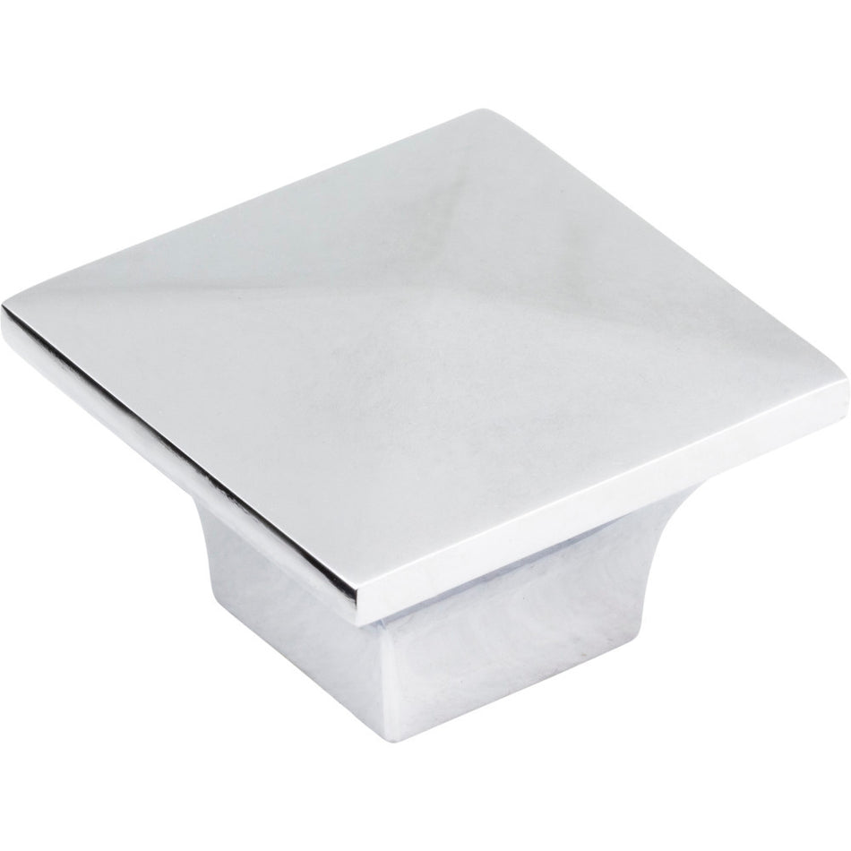 Jeffrey Alexander 595PC: 1-1/4" Cairo Square Cabinet Knob - Polished Chrome