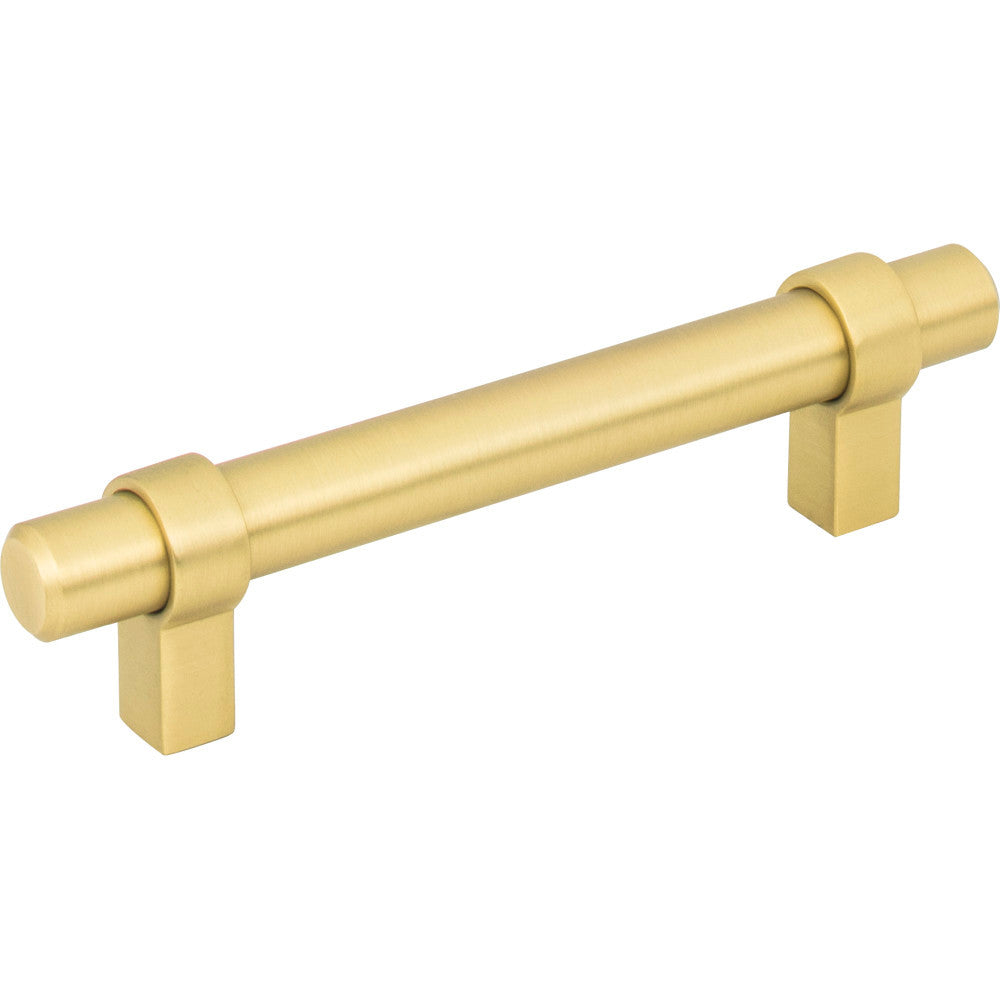 Jeffrey Alexander 596BG: 96mm cc Key Grande Bit Pull Cabinet Pull - Brushed Gold