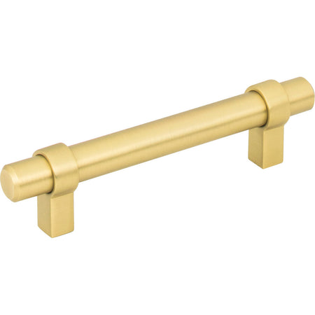 Jeffrey Alexander 596BG: 96mm cc Key Grande Bit Pull Cabinet Pull - Brushed Gold