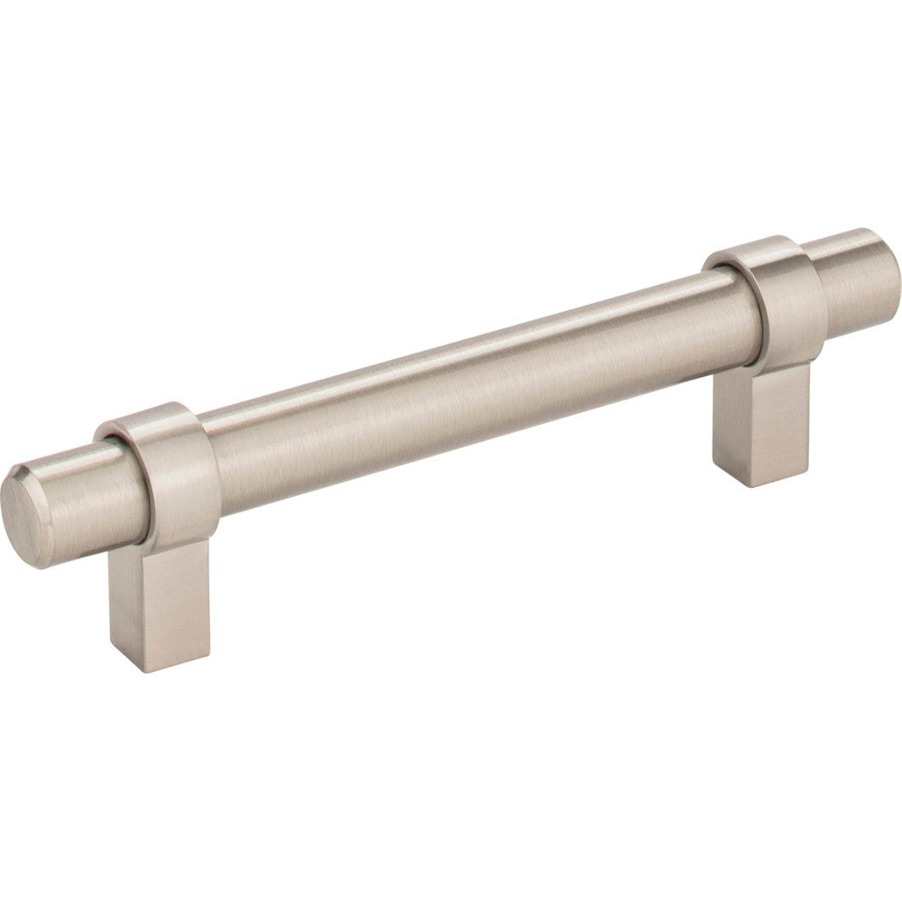 Jeffrey Alexander 596SN: 96mm cc Key Grande Bit Pull Cabinet Pull - Satin Nickel