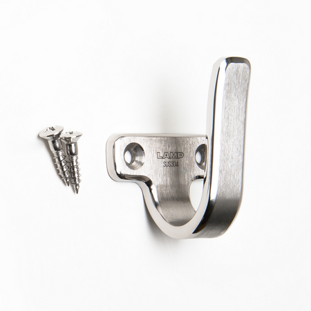 Sugatsune 5H-45TT: 56mm Utility Hook - Mirror/Satin Stainless Steel