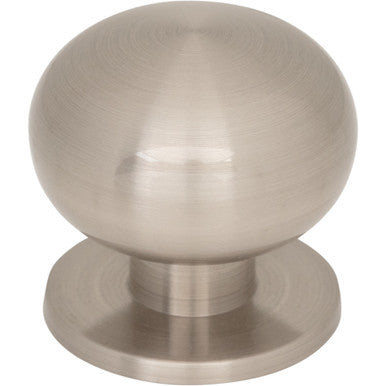 Top Knobs TK3330BSN: 1-1/4" Lambert Round Cabinet Knob - Brushed Satin Nickel